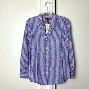 NWT Tommy Bahama striped button up